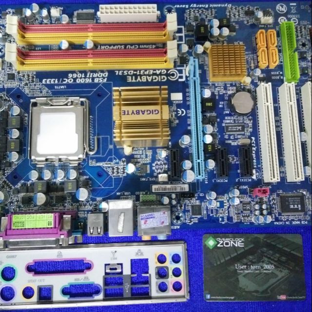 เมนบอร์ด Gigabyte GA-EP31-DS3L LGA 775 DDR2 | Shopee Thailand