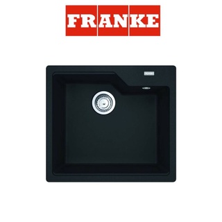 [0% 10 เดือน] (Franke) ซิงค์ฟรากราไนท์ติดตั้งบนเคาน์เตอร์ รุ่น UBG 610-56 ONYX สีดำ