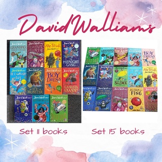 รวมหนังสือจากนักเขียน David Walliams ชุด 15 เล่ม , ชุด 16 เล่ม พร้อมส่งค่ะ!!