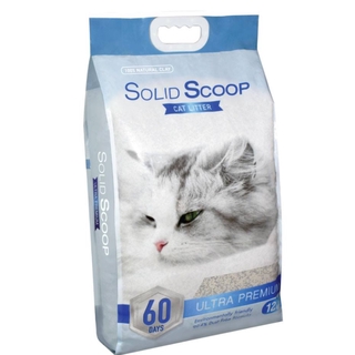 ทรายแมวภูเขาไฟ SolidScoop  12 kg550
