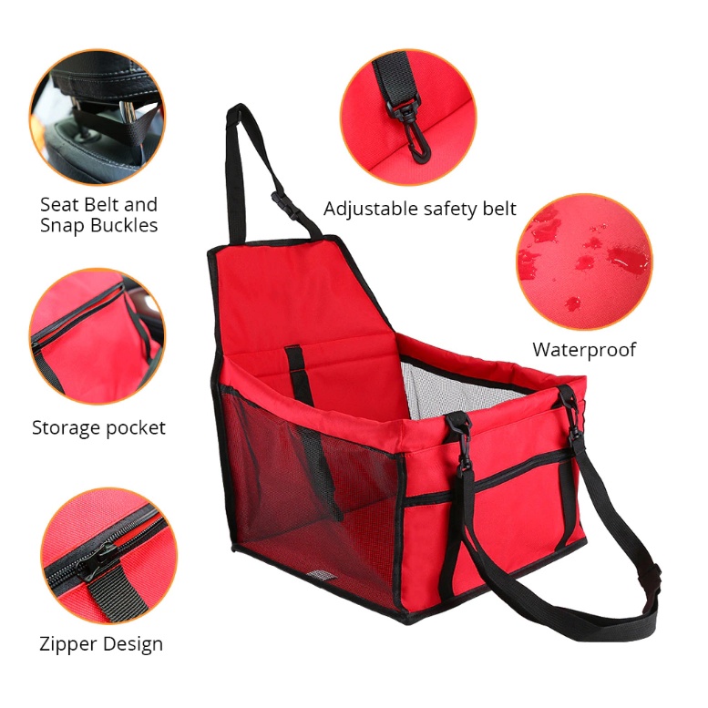 กระเป๋าใส่สัตว์เลี้ยงในรถยนต์-กระเป๋าสัตว์เลี้ยง-folding-pet-dog-carrier-pad-waterproof-car-seat-pet