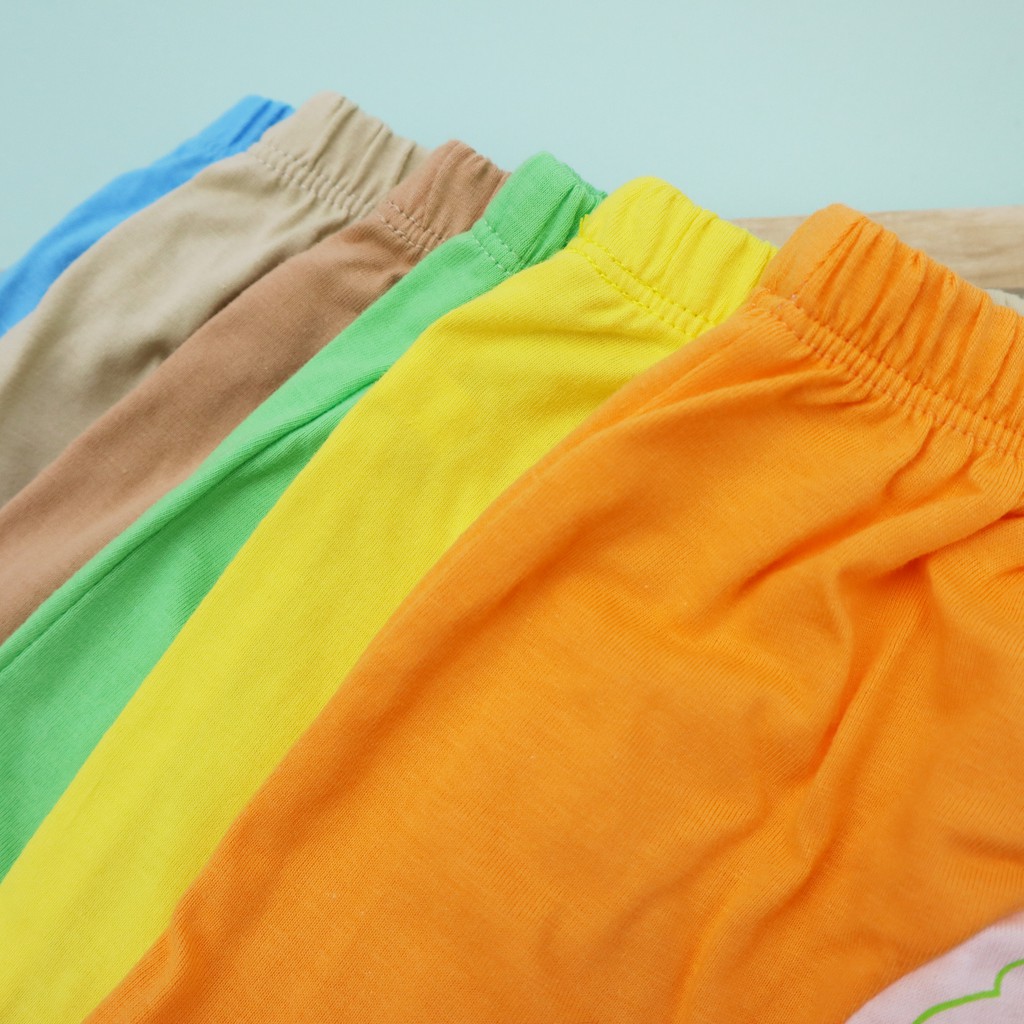 ภาพสินค้ากางเกงเด็ก กางเกงก้นบาน กางเกงใส่แพมเพิส ผ้าคอตตอน 100% มี 6 สี 4 ไซส์ให้เลือก จากร้าน 2101_kid บน Shopee ภาพที่ 7