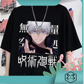 เสื้อยืดแขนสั้นพิมพ์ลาย Jujutsu Kaisen Yuji Itadori แฟชั่น Unisex