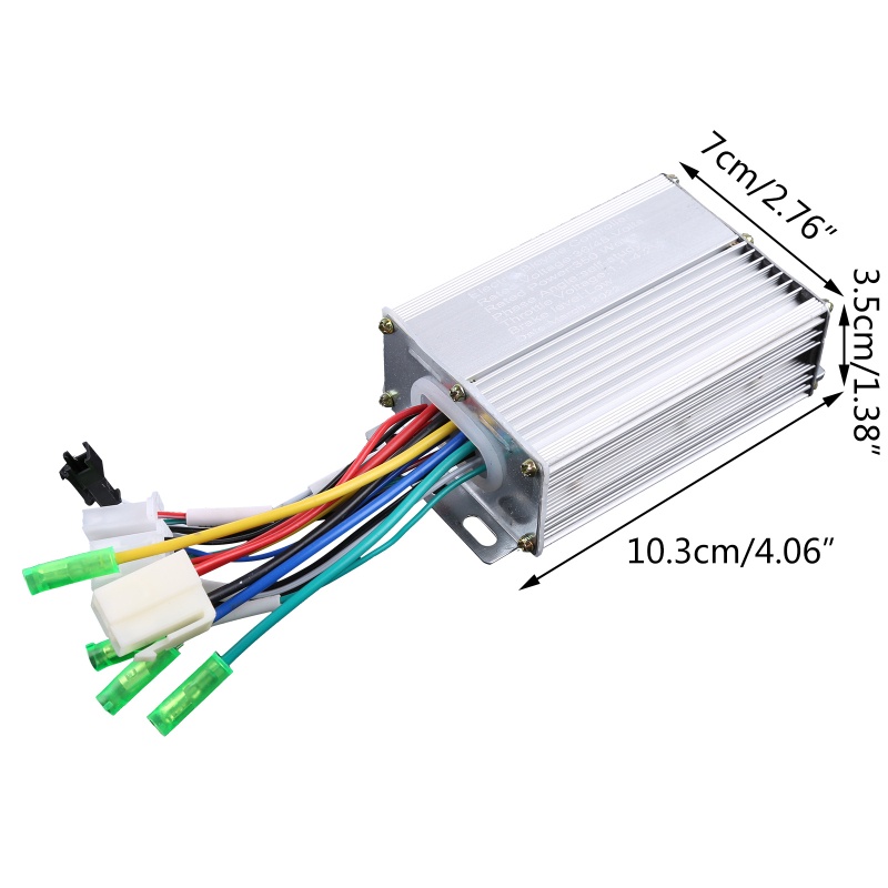 fol-อุปกรณ์ควบคุมจักรยานไฟฟ้า-ไร้แปรงถ่าน-24v-350w-สําหรับสกูตเตอร์ไฟฟ้า-blcd-controller