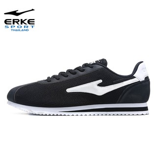 ERKE Light Cortez สี Black White รองเท้าผ้าใบ สำหรับผู้ชาย