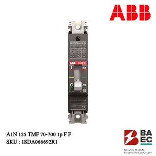 MCCB A1N 125 TMF 70-700 1p 25ka F F