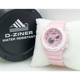 D-ZINER 8301นาฬิกาข้อมือผู้หญิง Quartz Hybrid digital analogเครื่องญี่ปุ่น ทรงกลม35mm.สีสันสดใสสวยงาม พร้อมกล่อง