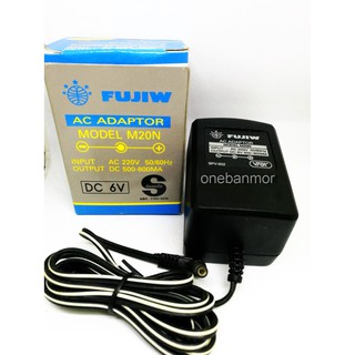 อแดปเตอร์ Adapter 6V บวกนอก