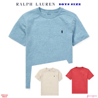 RALPH LAUREN COTTON JERSEY CREWNECK TEE (BOYS SIZE 8-20 YEARS)