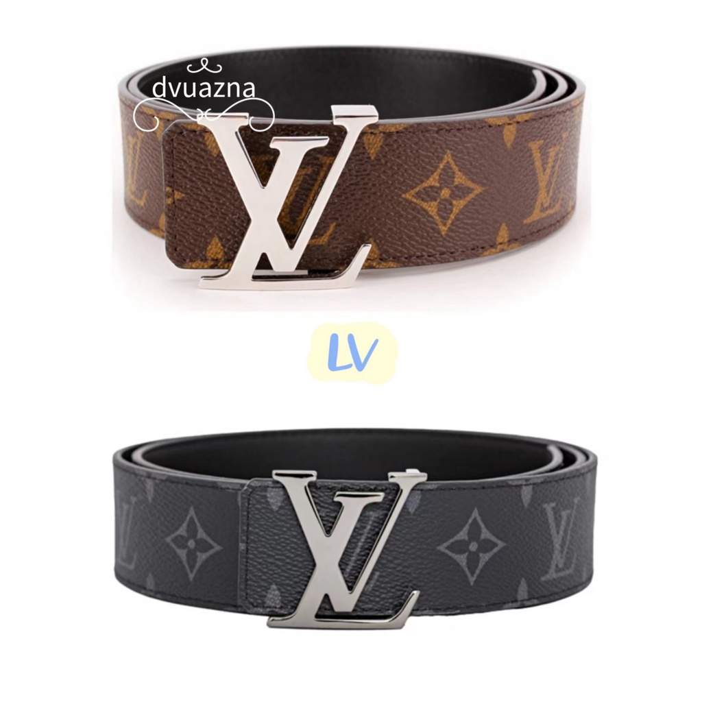 เข็มขัด-louis-vuitton-lv-แท้-เข็มขัดสองด้าน-4ซม