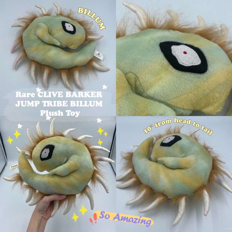 rare-clive-barker-jump-tribe-billum-plush-toy-งานศิลปะ-อาร์ตๆ-งานแปลก-หายาก