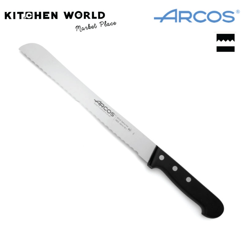Arcos Spain 282204 Bread Knife (Serrated) Universal 250mm / มีดหั่นขนมปัง Shopee Thailand