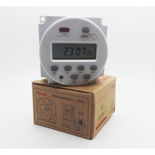 เครื่องตั้งเวลาดิจิตอล 17 On/Off Timer 12V ตัวตั้งเวลา รายวัน รายสัปดาห์ มีแบตเตอรี่ lithium และรีเลย์ในตัว