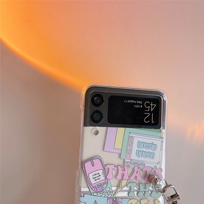 เคสโทรศัพท์มือถือ-pc-แข็ง-แบบใส-กันกระแทก-ลายฉลากชื่อดัง-บาร์โค้ด-หลากสี-สําหรับ-samsung-galaxy-z-flip-3-5g-z-flip3-zflip3-z-flip3