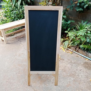 กระดานไม้สูง 120cm กระดานเมนู กระดานดำ กระดานไม้ แบบยาว