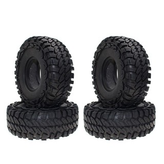 ยางล้อรถไต่หินบังคับ 1.9 นิ้ว สําหรับ 1:10 Axial SCX10 RC4WD D90 D110 TF2 114 มม. TRX-4 S104 4 ชิ้น