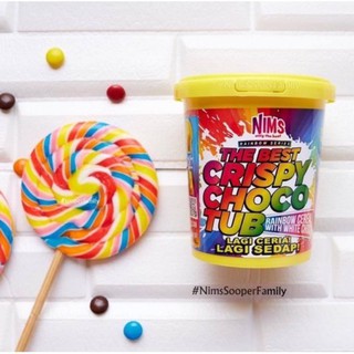 พร้อมส่ง!!!🚚💨 Nims CRISPY CHOCO TUB (Rainbow, Coco Crunch, Coco Ball, Coco Rice) คริสปี้ช็อกโก 250g