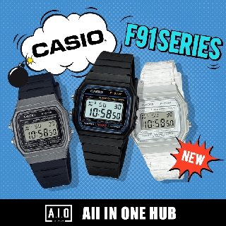 สินค้า F91w / A159W Series นาฬิกาข้อมือดิจิตอล สายเรซิ่น รับประกัน 1 ปี