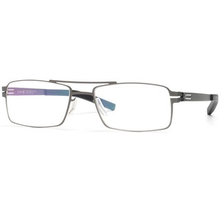 Fashion แว่นตา รุ่น IC BERLIN 015 C-2 สีเทา กรอบแว่นตา สำหรับตัดเลนส์ ทรงสปอร์ต วัสดุ สแตนเลสสตีล ขาข้อต่อ ไม่ใช้น็อต