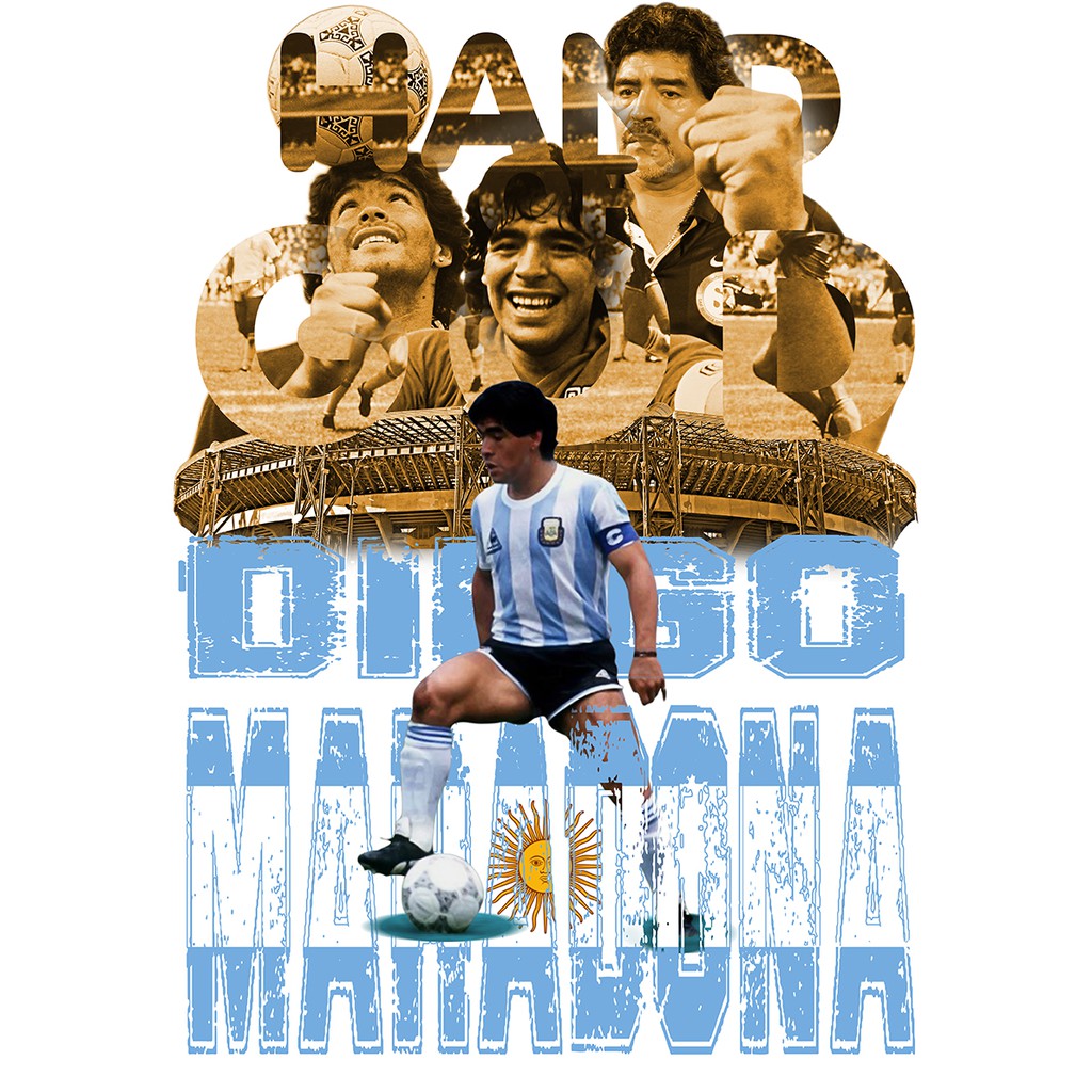 เสื้อยืด-diego-maradona-bootleg-tshirt-แฟนคลับ-fanclub-fc-มาราโดน่า-cmyk-ศิลปิน-football-80-rip-hand-of-god