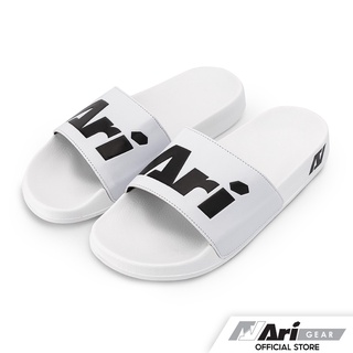 ARI SLIDE SANDALS - WHITE/BLACK รองเท้าแตะ อาริ SANDALS สีขาว