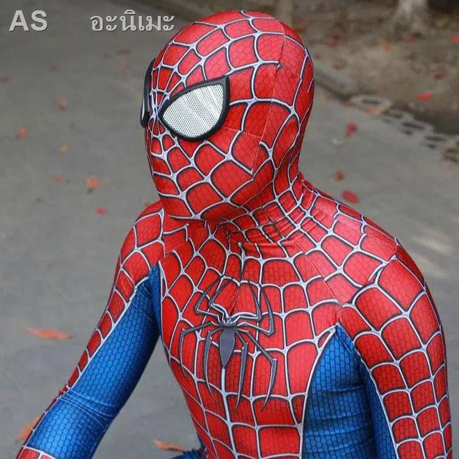 ชุดสไปเดอร์แมน-เด็กและผู้ใหญ่-spiderman-ชุดซุปเปอร์ฮีโร่-ชุดแฟนซีชุดรัดรูปฮาโลวีนสไปเดอร์แมนเหล็กชุดคอสสำหรับเด็กชุดฮีโร
