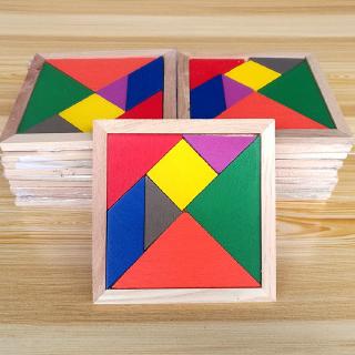 tangram ของเล่นไม้เพื่อการเรียนรู้เด็ก