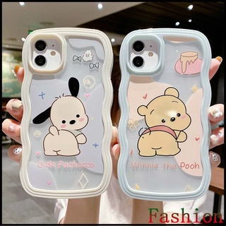 Pooh wavy edge Shell removal case for iPhone 14promax ใช้สำหรับ เคสไอโฟน13 เคส for Apple 11 case iPhone12Promax เคสไอโฟน7พลัส เคสไอโฟนxr xsmax เคสไอโฟน11 caseiPhone14 เคสi11 เคสi13promax caseiPhone12 xs cases