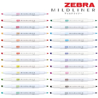 ราคาZebra Mildliner Highlighter - Fine/Bold 25 Color