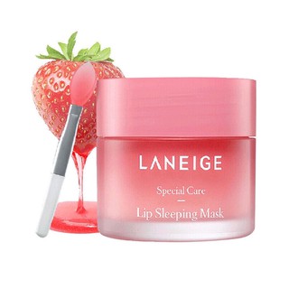 Laneige Lip Sleeping Mask Berry with Lip Brush 3g/20g ลาเนจ เซรั่ม ผิวชุ่มชื้น บํารุง ชุ่มชื้น ลิป ลิปบาล์ม