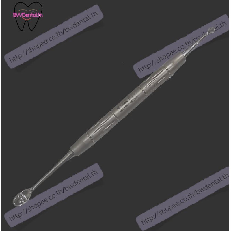 thumbnail image 2 of Medentra 4mm Bone Spoon Graft Packer, Hollow Handle, Stainless Steel, Surgical Implant Periodontal Tool 2 of 6