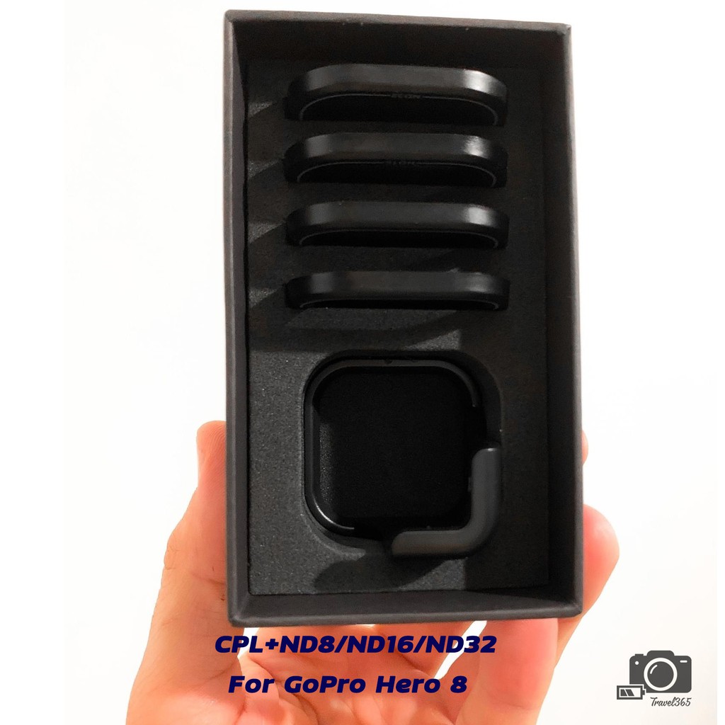 ภาพสินค้าสินค้าพร้อมส่งจากไทย ND Filter Lens ND8 ND16 ND32+CPL Polarized Filters สำหรับ GoPro HERO 9 / 8 BLACK จากร้าน jodirt บน Shopee ภาพที่ 4