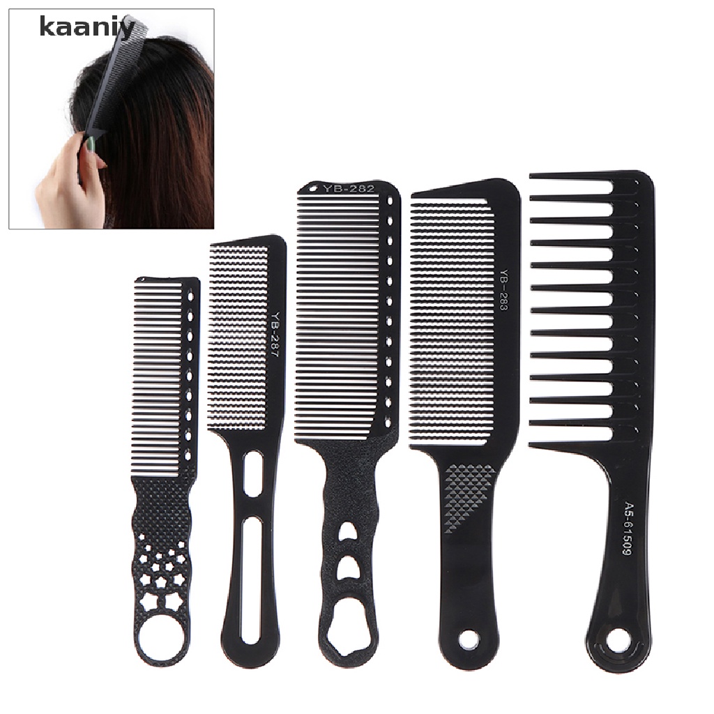 [KAN] Professional Hair Comb Cutting Carbon Comb Salon Barber Styling