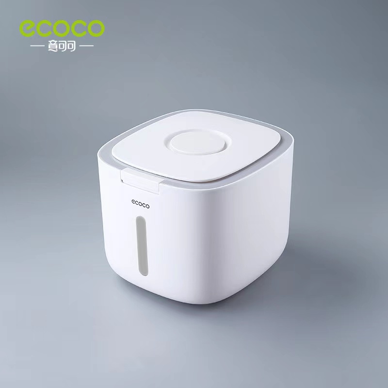 ECOCO Rice Storage Box ถังข้าวสาร ถังเก็บเม็ดข้าวสาร หมุนเพื่อตวงข้าว ...