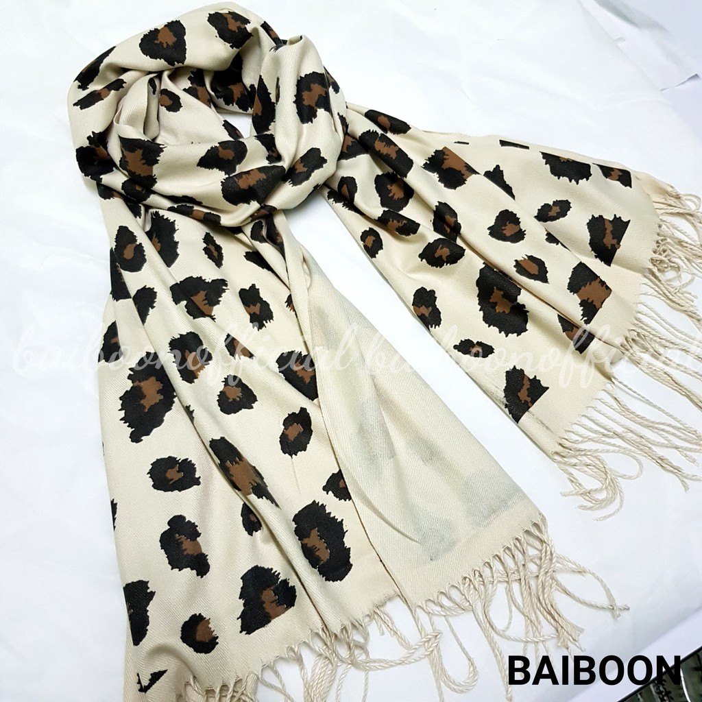 baiboon-ผ้าคลุมcashmere-ผ้าคลุมเนื้อนิ่ม-ลายฮิตมาก-นิ่มสุดๆ-จำนวนจำกัด