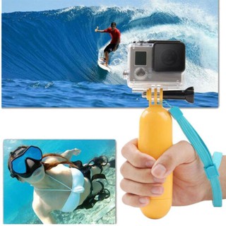 Floating Bar Yellow Floaty Bobber C ทุ่นลอยน้ำ ไม้ลอยน้ำ เบา เห็นชัด สีเหลือง กล้อง for GoPro / DJI l Action Camera