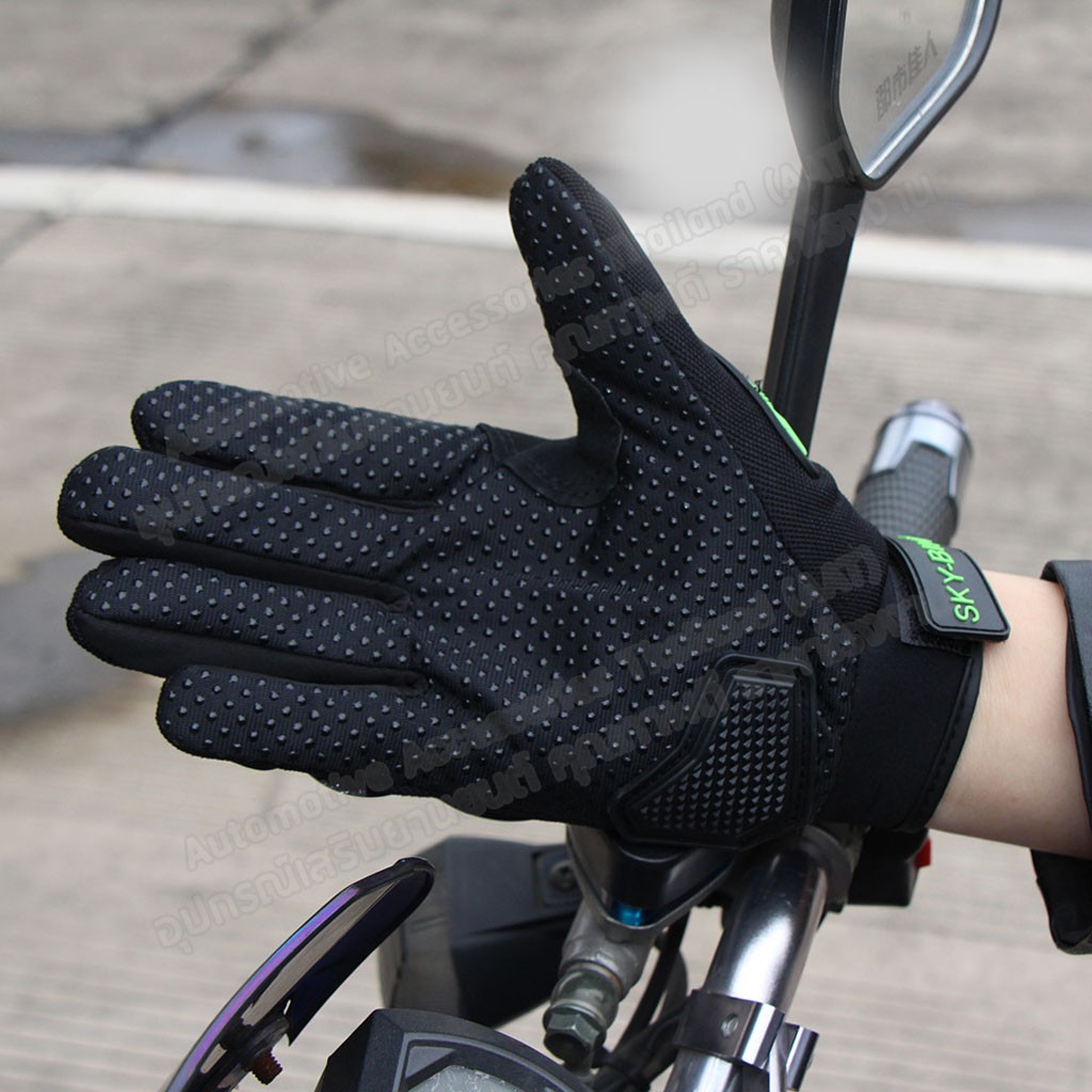 ภาพสินค้า(ลด 15% โค้ด LERTD) ถุงมือขี่มอเตอร์ไซค์ ถุงมือขับมอเตอร์ไซค์ ระบายความร้อนได้ดี ขับรถ SKY BIKER (4 สี) จากร้าน lertpong.t บน Shopee ภาพที่ 6