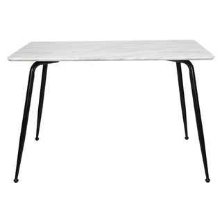 โต๊ะอาหาร FURDINI MERLIN สีขาว วัสดุโต๊ะผลิตจาก MDF (Medium-Density Fiberboard) ไม้อัดความหนาแน่นปานกลาง ให้ผิวละเอียด