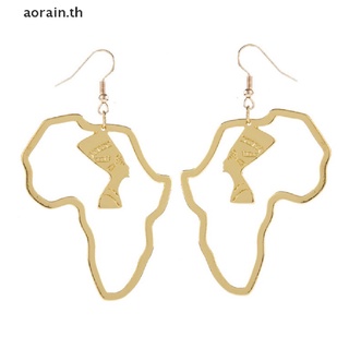 @@Aorain Anniyo ต่างหูอียิปต์ สีทอง สไตล์แอฟริกัน ราชินีเนเฟอร์ติติ