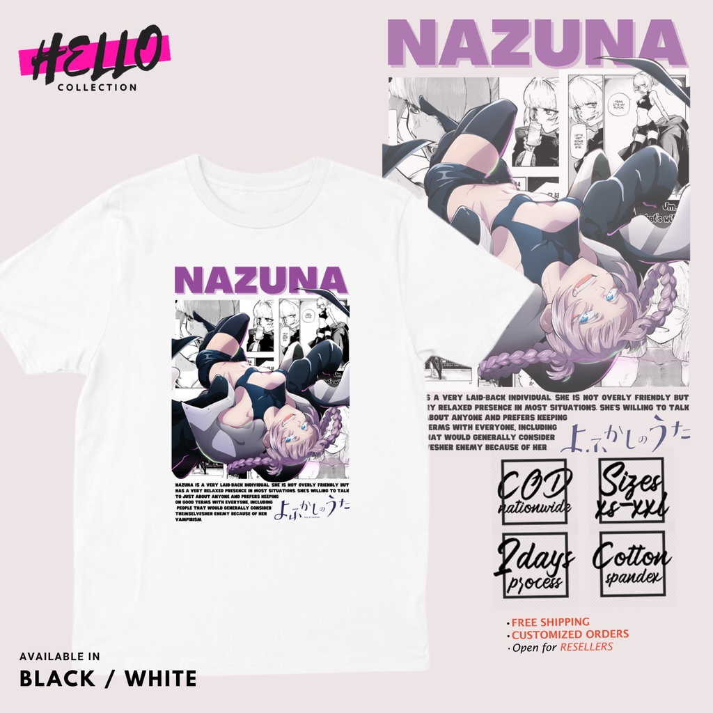 call-of-the-night-nazuna-nanakusa-waifu-anime-shirt-เสื้อยืด