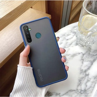 ส่งจากไทย เคสมือถือ Case Realme 5 5i 5S เคสกันกระแทก เคสโทรศัพท์ เรียวมี ขอบสีหลังขุ่น