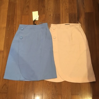 New Jaspal Skirt เหลทอชมพู  ไซส์ M ใหม่พร้อมป้ายค่ะ เอว 27.5 สะโพกฟรี ทรงเอ ผ้าดีค่ะ
