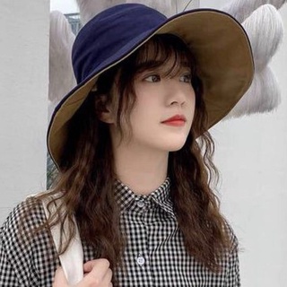 ภาพขนาดย่อของภาพหน้าปกสินค้าหมวกบักเก็ตผู้หญิงปีกกว้าง สินค้าพร้อมส่ง D048 จากร้าน shophaiyong บน Shopee ภาพที่ 4
