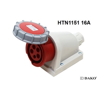 HTN1151 ปลั๊กตัวเมียติดลอย 3P+N+E 16A 400V IP67 6h