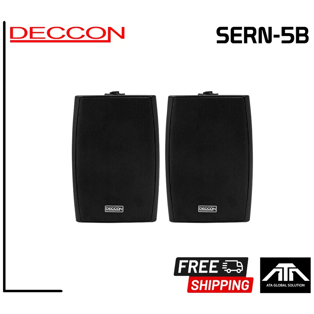 ราคาต่อ-1-คู่-deccon-sern-5b-ตู้ลำโพงแขวน-5-นิ้ว-สีดำ-ลำโพงแขวน-ตู้ลำโพงdeccon-ยี่ห้อ-deccon-รุ่น-sern-5b