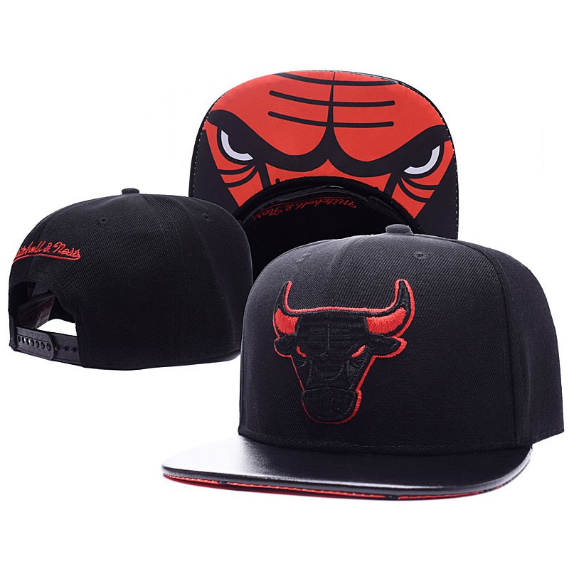 ใหม่-หมวกแก๊ปแฟชั่น-ลายทีมบาสเก็ตบอล-nba-chicago-bulls