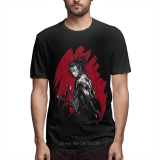 [S-5XL] เสื้อยืด ผ้าฝ้ายแท้ พิมพ์ลายกราฟฟิค Vagabond Samurai Warriors สไตล์คลาสสิก สําหรับผู้ชาย