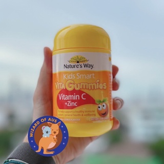 ภาพหน้าปกสินค้าNature\'s Way Kids Smart Vita Gummies Vitamin C + Zinc 60 Pastilles ✅แท้จากออสเตรเลีย✅ วิตามินซีและสังกะสีเด็ก 60 กัมมี่ ที่เกี่ยวข้อง