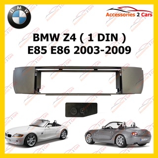 กรอบหน้าวิทยุ BMW Z4 E85 E86 (1 DIN) 2003-2009 รหัสNV-BM-005