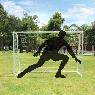 สินค้า โกลฟุตบอลเหล็กสีขาว 1.8 m โกลประตู ประตูฟุตบอล ประตูโกลหนู Football goal Soccer Goal